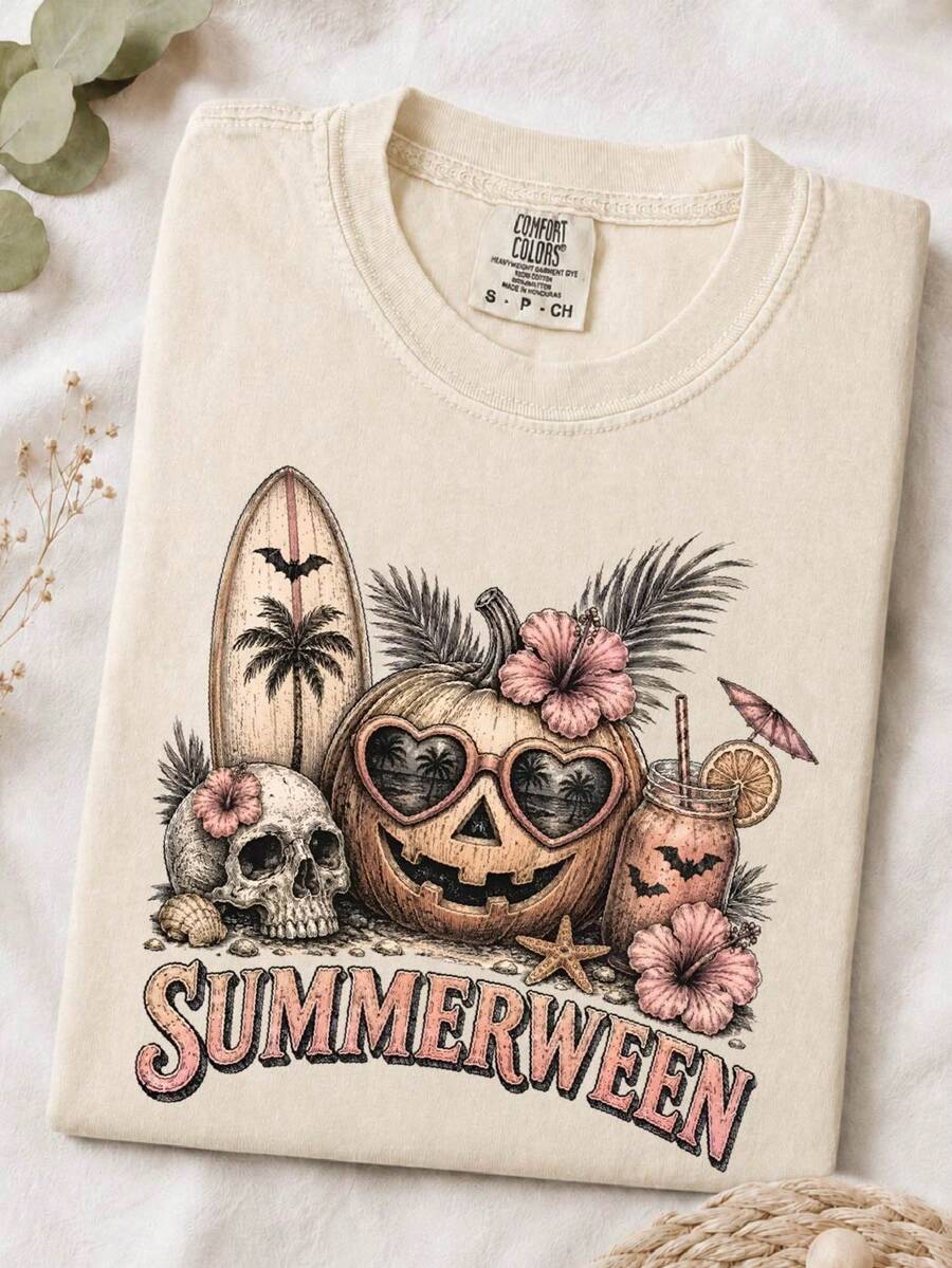 Horror Ghost Halloween T-Shirt