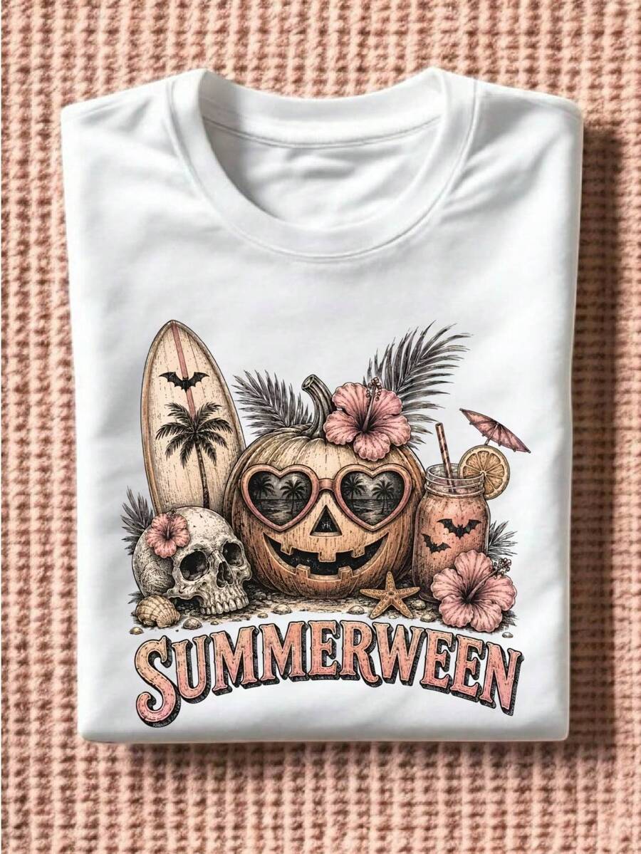 Horror Ghost Halloween T-Shirt
