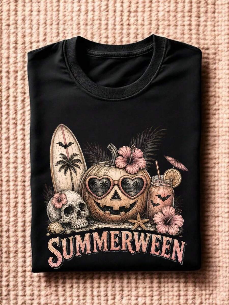 Horror Ghost Halloween T-Shirt