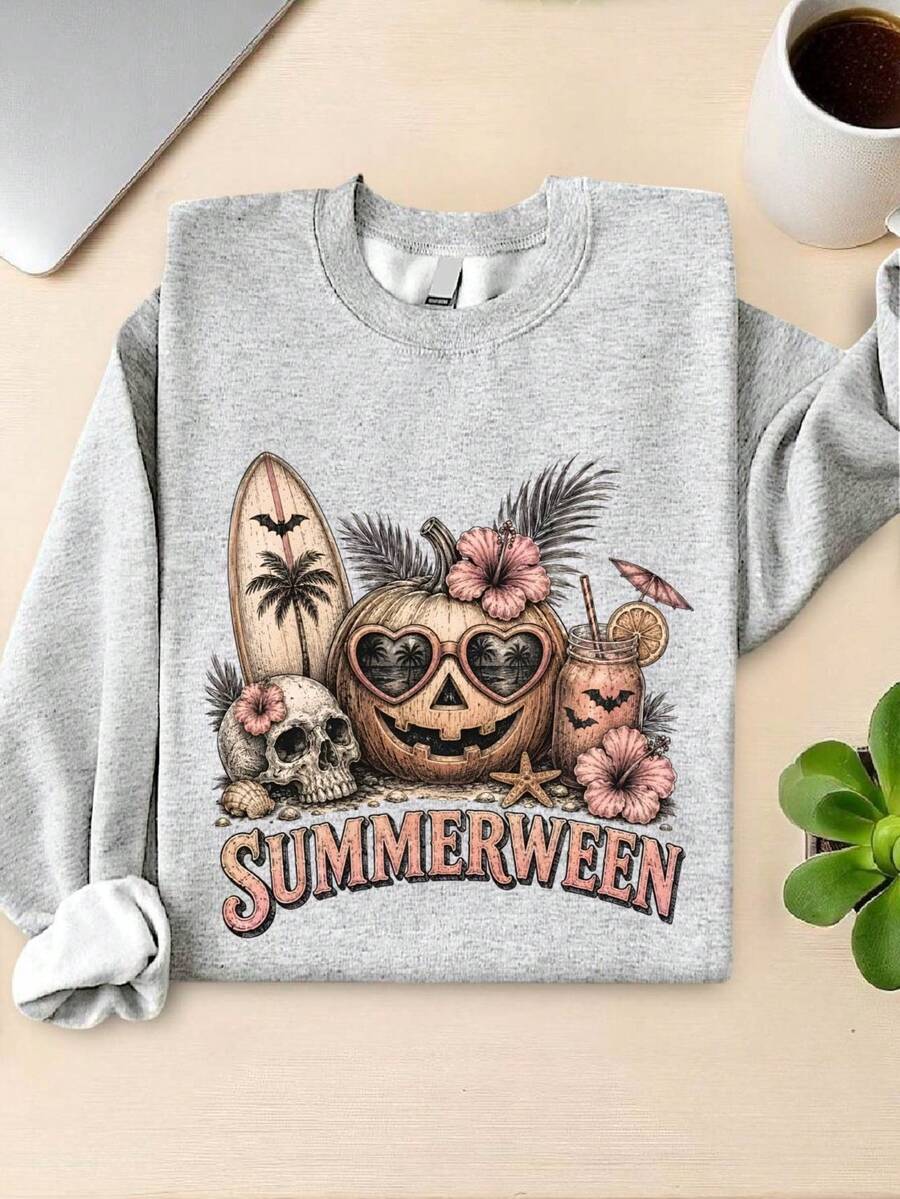 Horror Ghost Halloween Sweatshirt