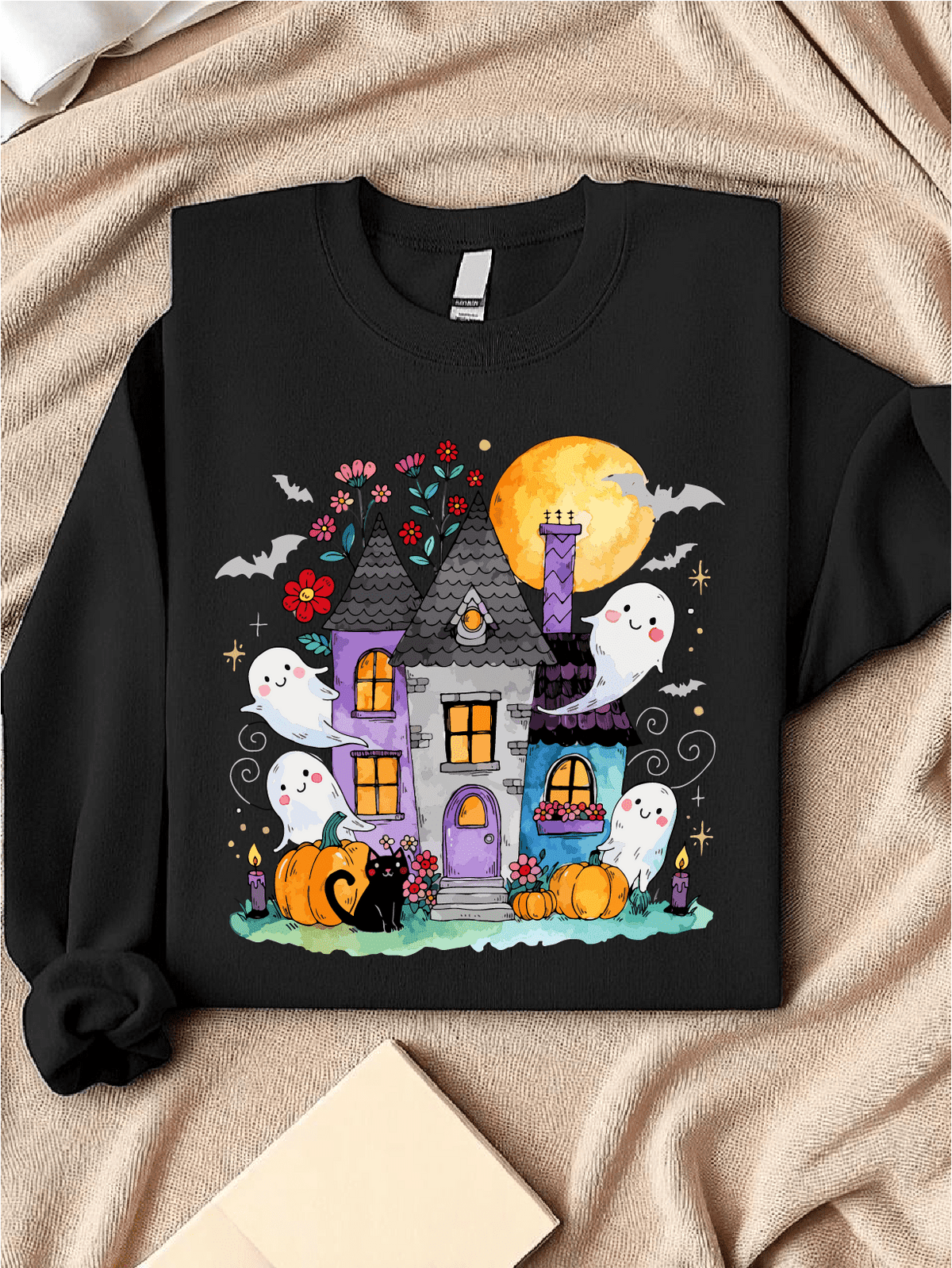 Cute Girly Spooky Season Sweatshirt