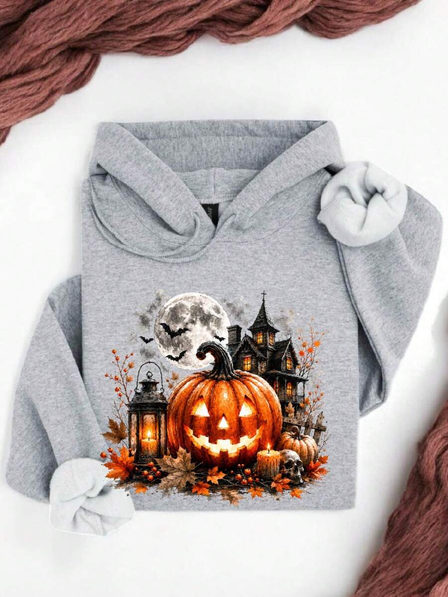 Vintage Halloween (DTF Graphic Print) Hoodie