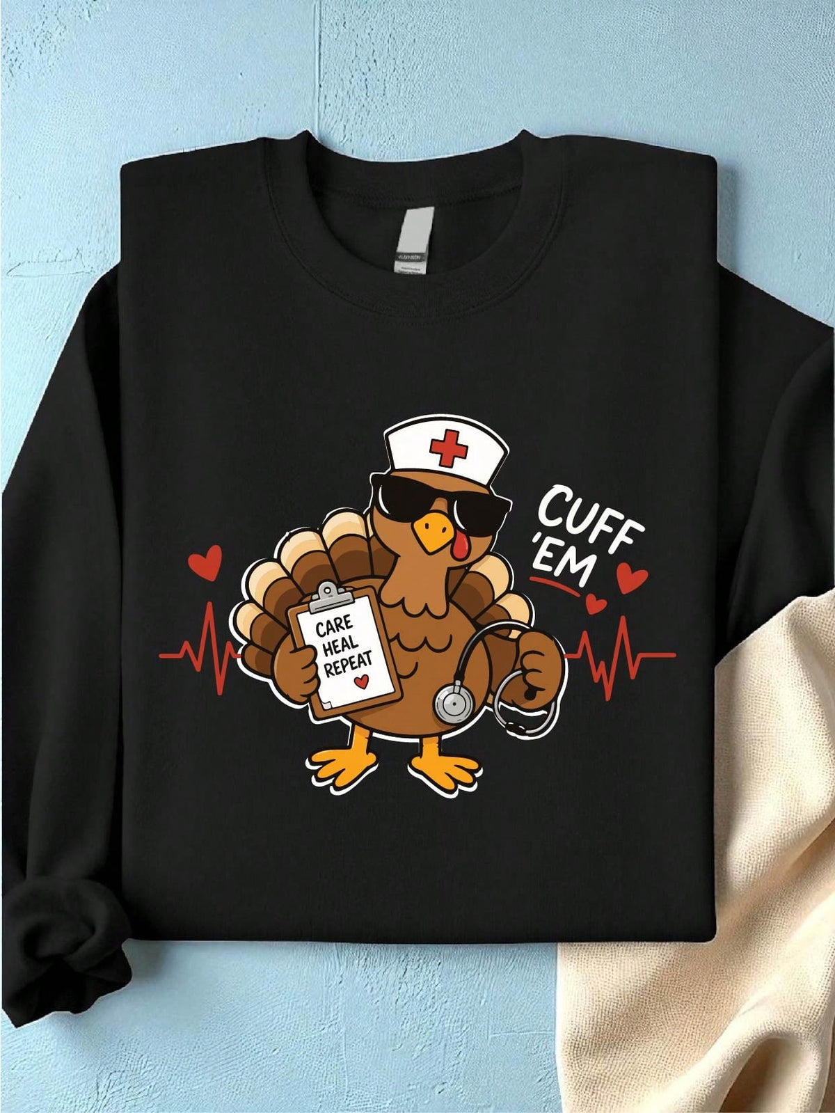 Turkey Nurse Thanksgiving Sweatshirt