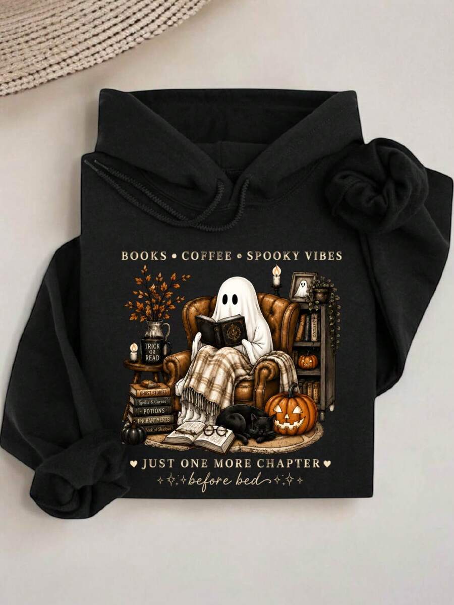 Ghost Reading Hoodie