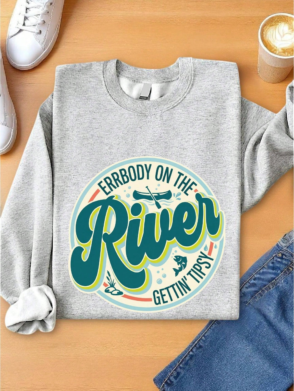 Errbody On The River Getting Tipsy Sweatshirt