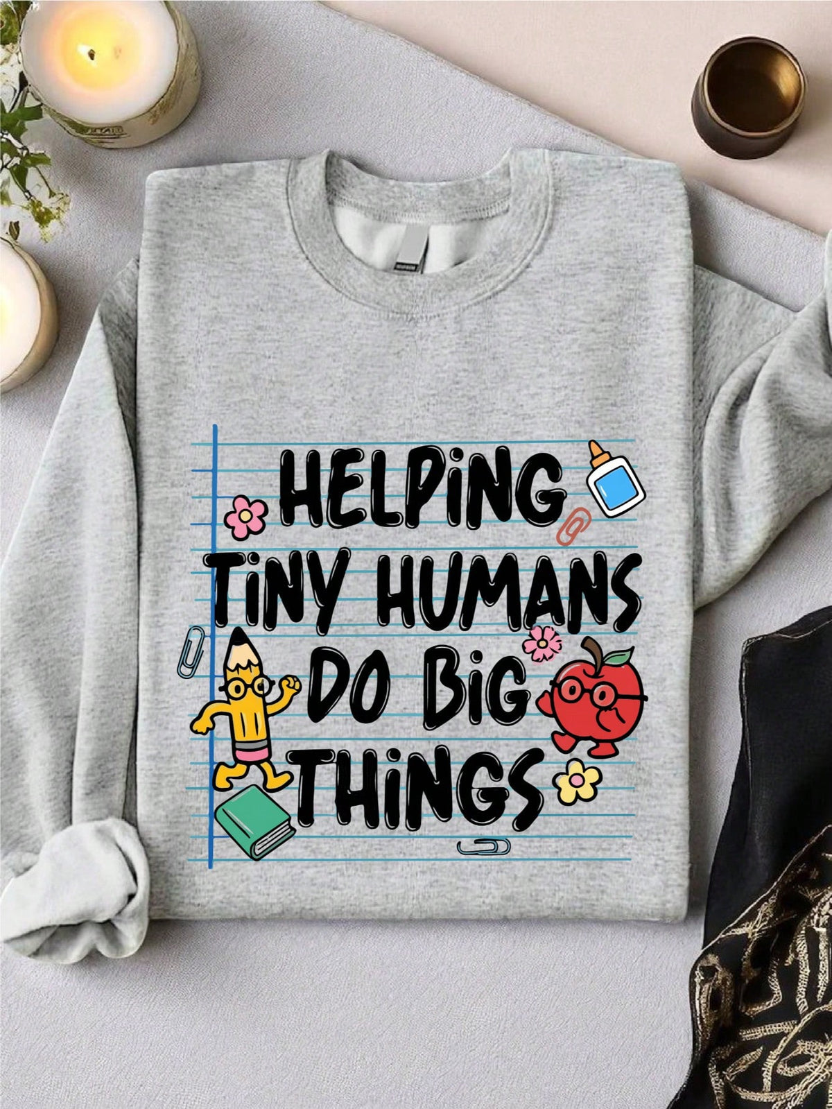 Retro Helping Tiny Humans Do Big Things Sweatshirt