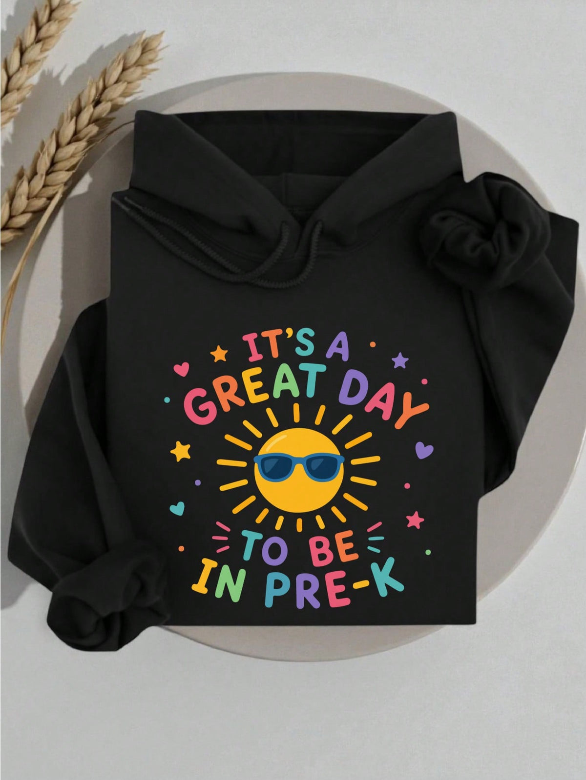 Pre-K Teacher Funny Sun Hoodie