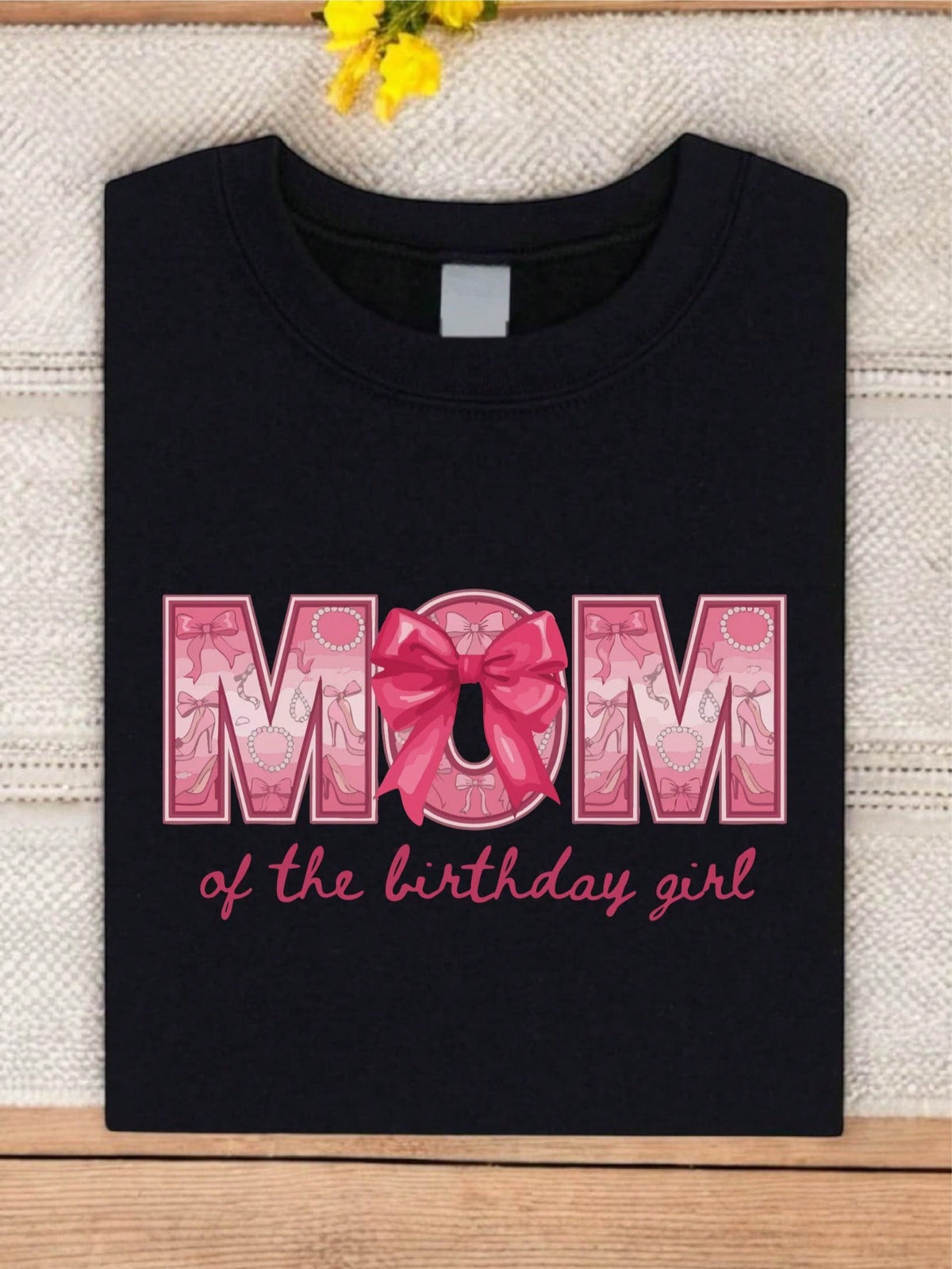 1PC Coquette Mom & Dad Of The Birthday Girl T-Shirt