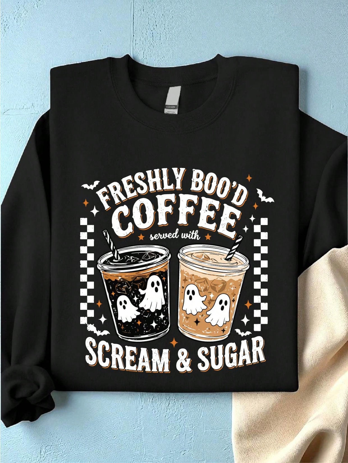Halloween Boo Coffee Sweatshirt