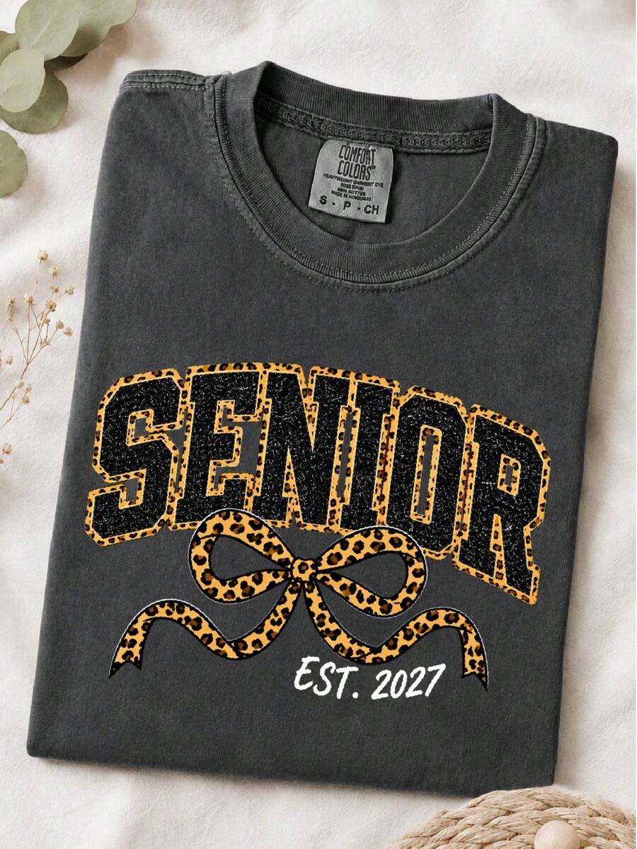 Senior EST. 2027 (DTF Graphic Print) T-Shirt