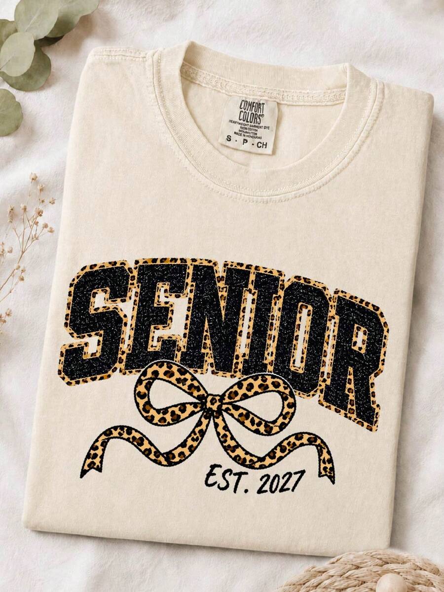 Senior EST. 2027 (DTF Graphic Print) T-Shirt