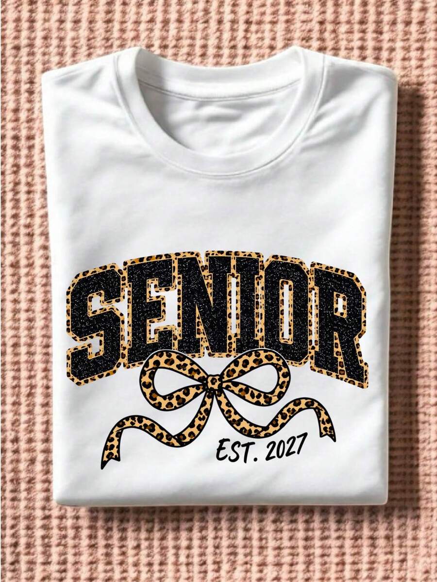 Senior EST. 2027 (DTF Graphic Print) T-Shirt