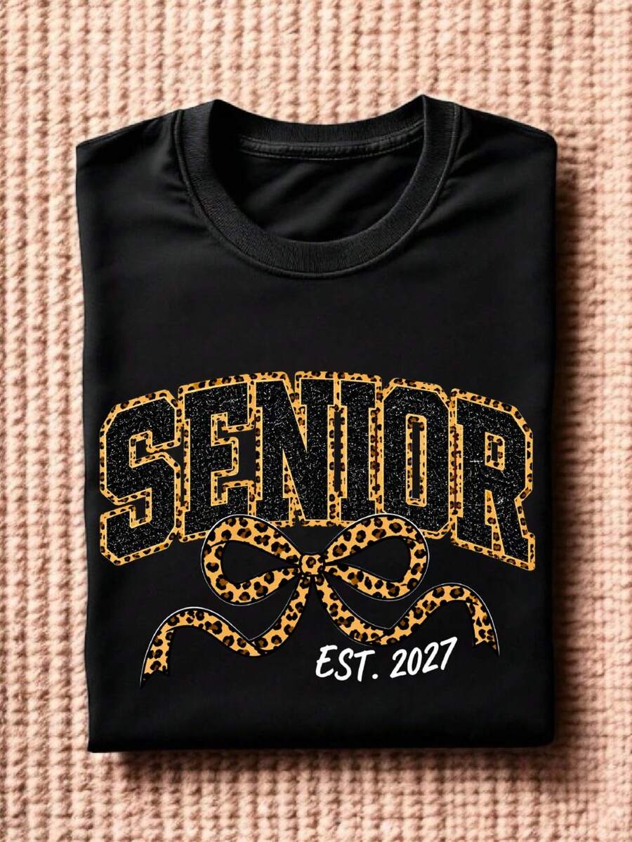 Senior EST. 2027 (DTF Graphic Print) T-Shirt