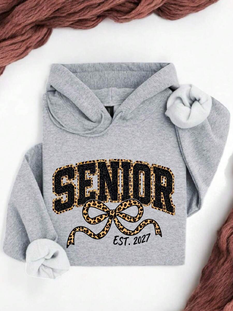Senior EST. 2027 (DTF Graphic Print) Hoodie