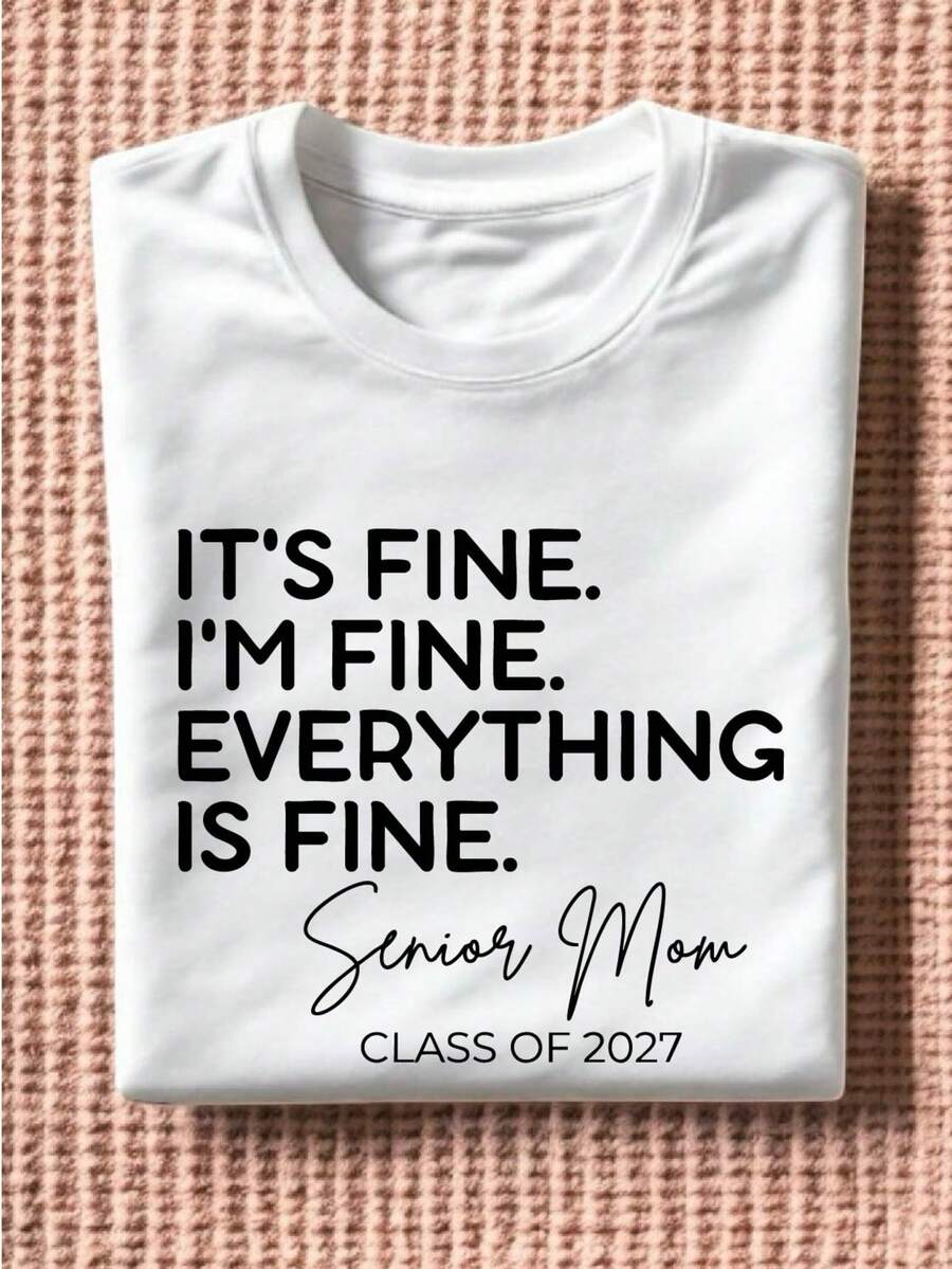 Senior Mom Class Of 2027 T-Shirt
