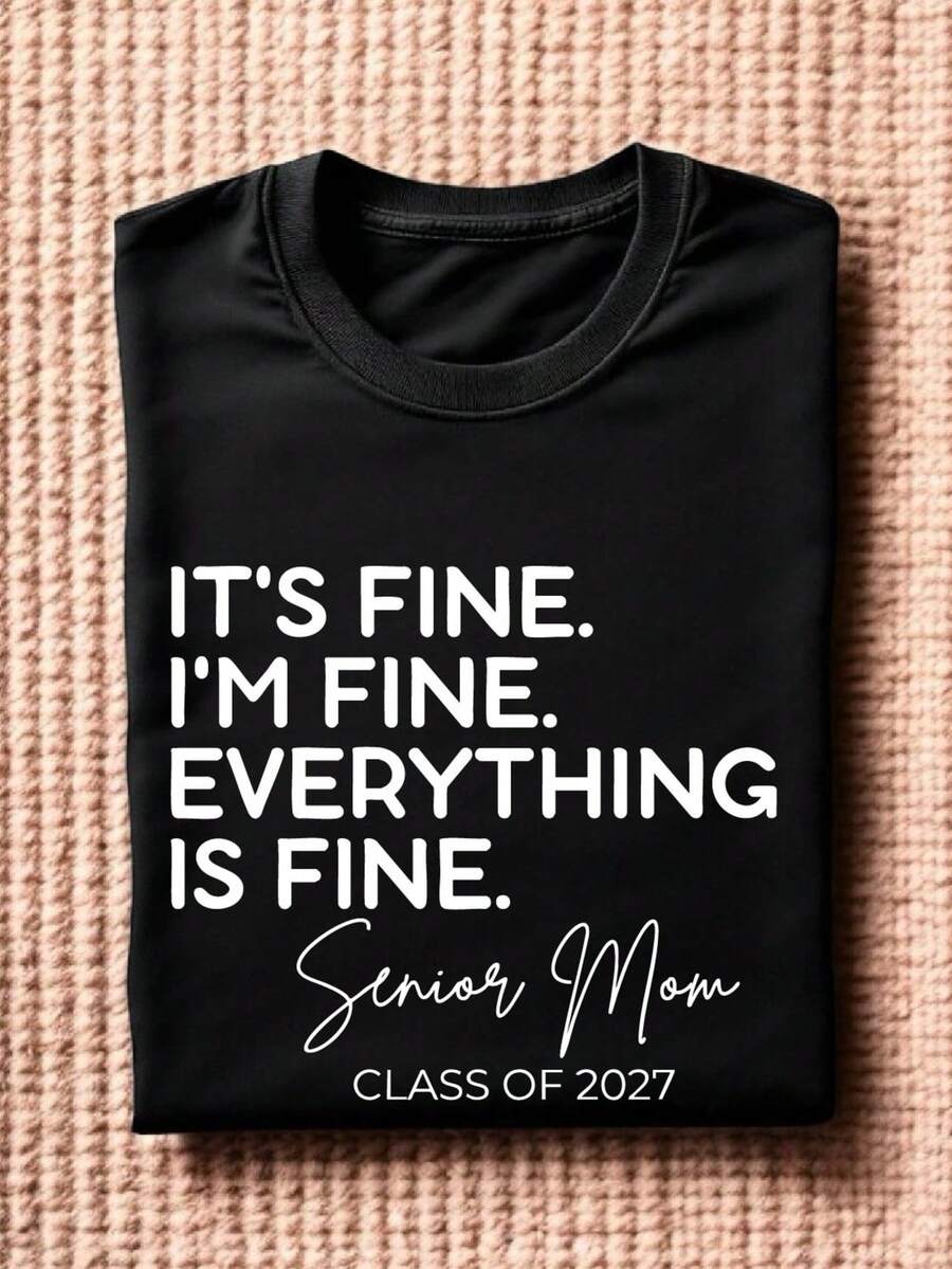 Senior Mom Class Of 2027 T-Shirt