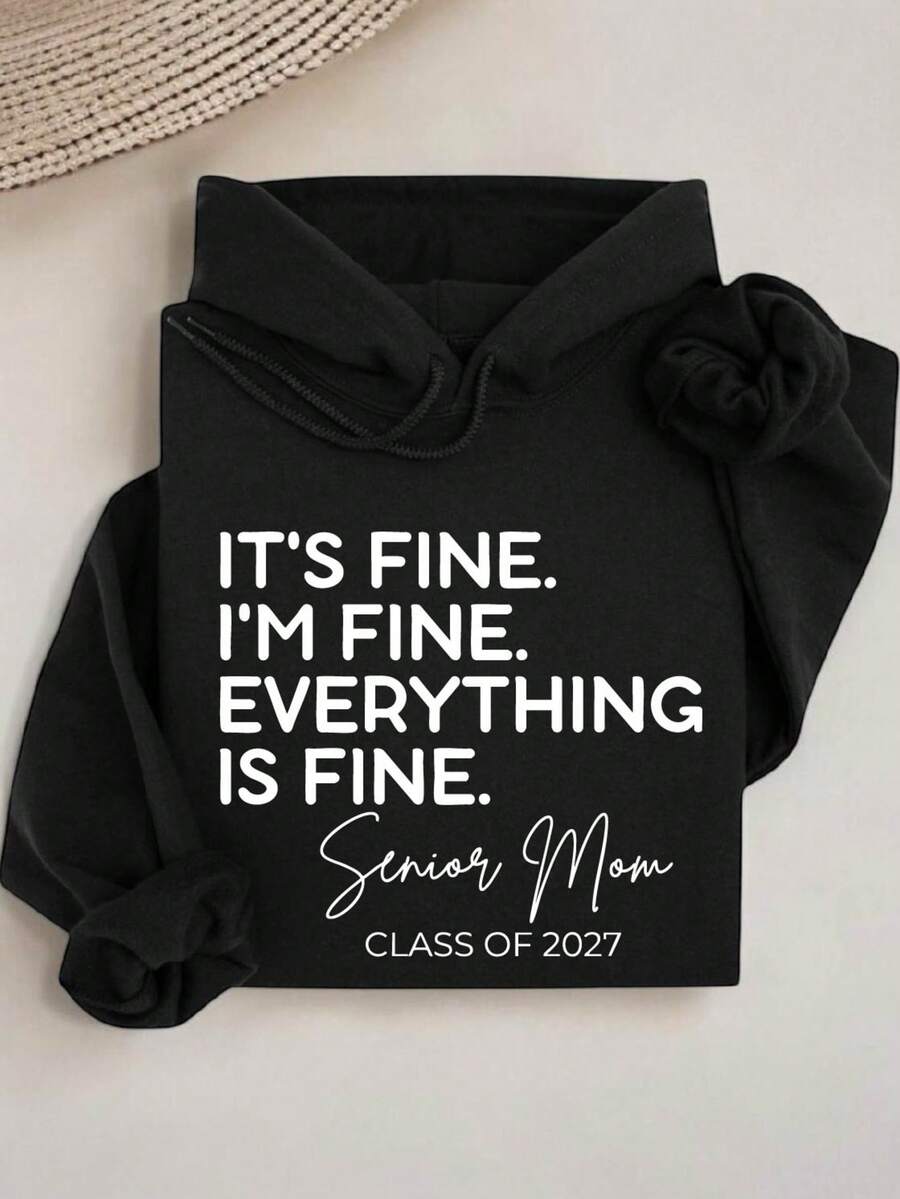 Senior Mom Class Of 2027 Hoodie