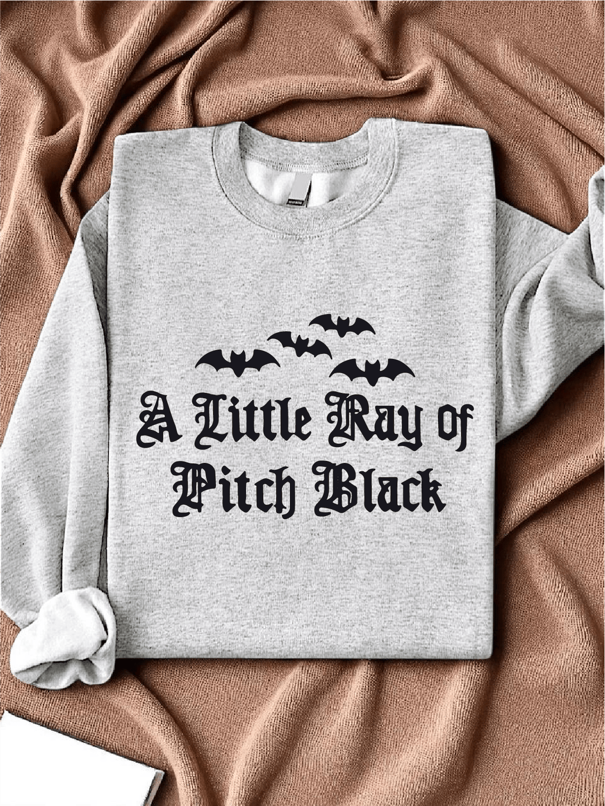 A Little Ray Of Ptch Black Gothic Halloween Sweatshirt