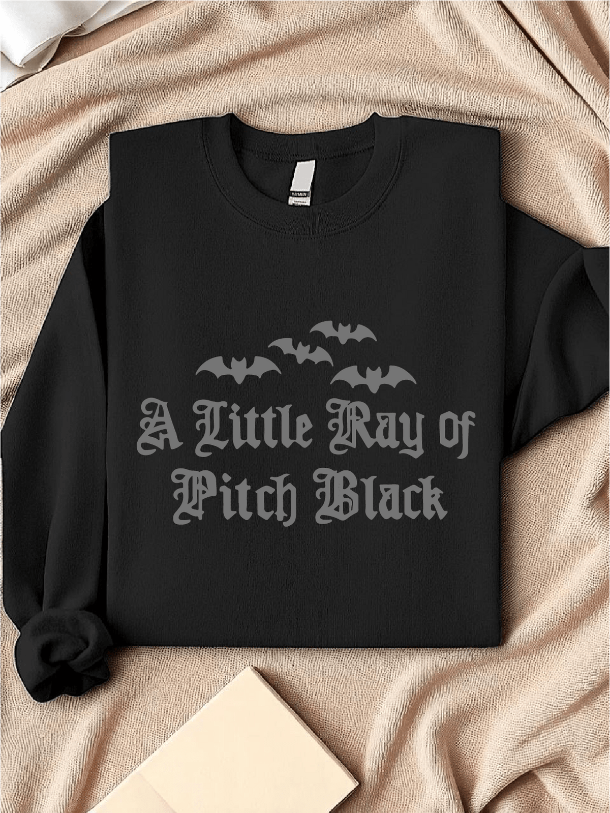 A Little Ray Of Ptch Black Gothic Halloween Sweatshirt