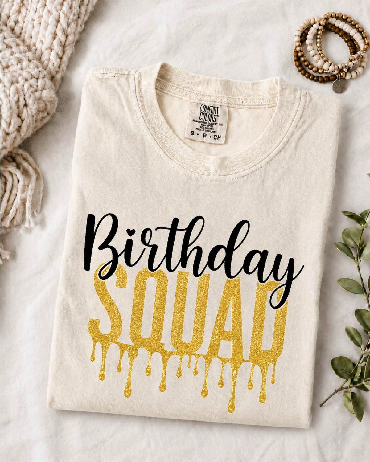 Gold Birthday Squad T-Shirt
