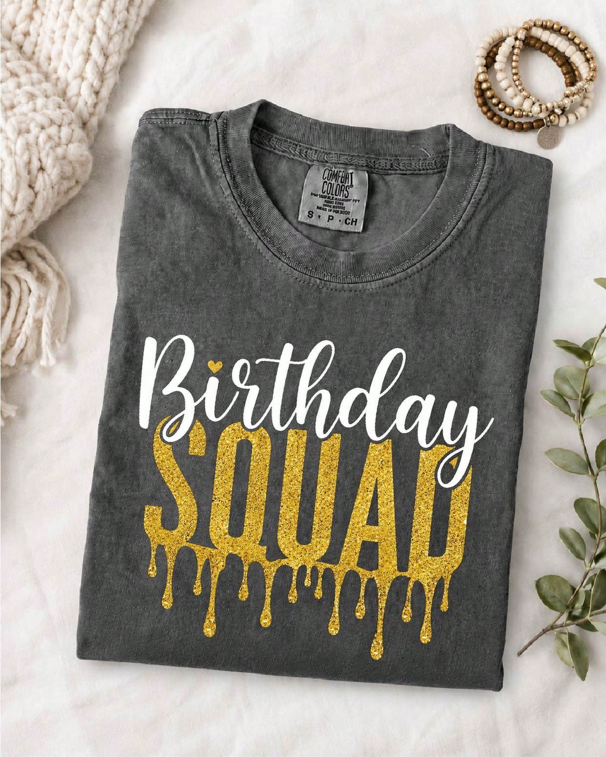 Gold Birthday Squad T-Shirt