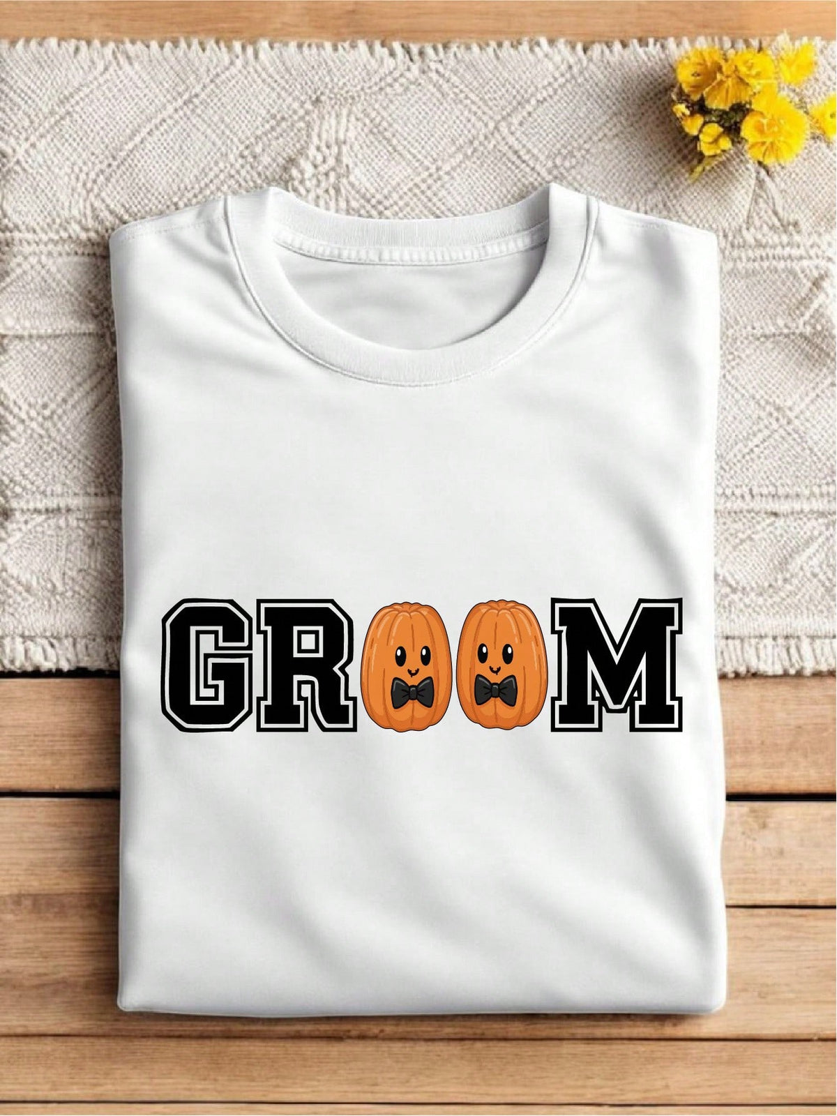 1PC Bride & Groom Pumpkin T-Shirt