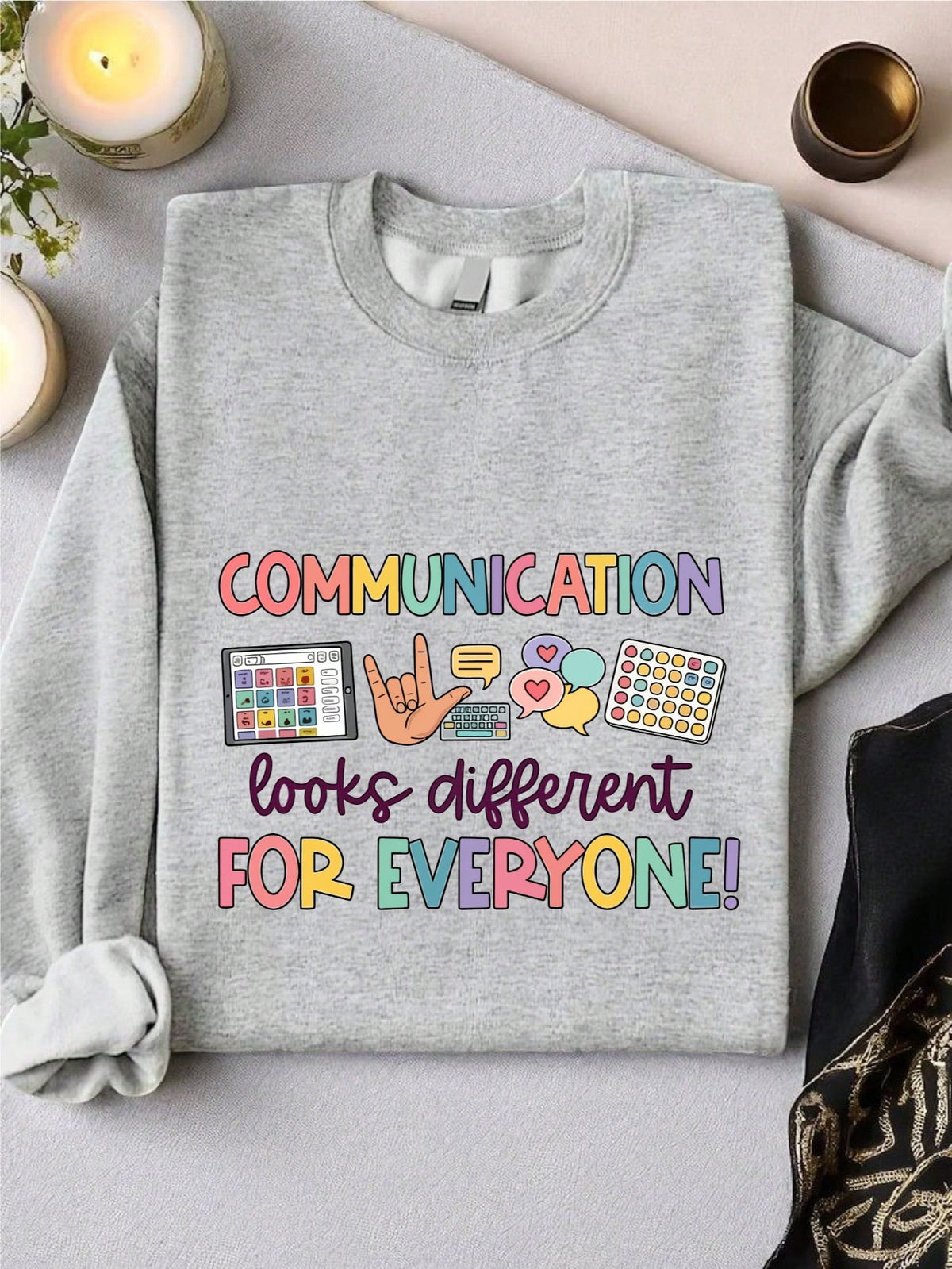 Retro Communication Looks Different For Everyone Sweatshirt