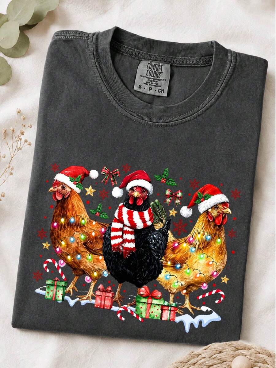 Christmas Chicken T-Shirt