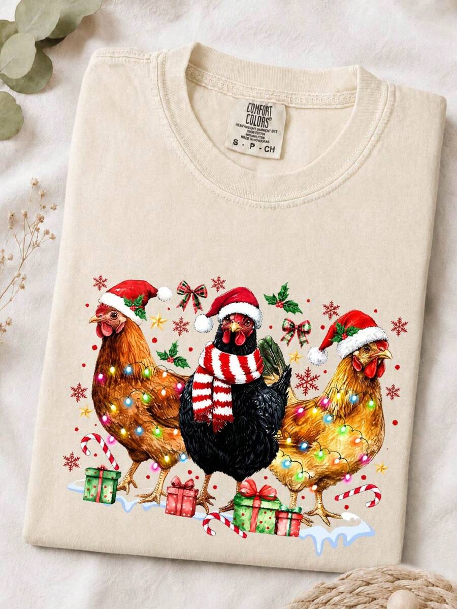 Christmas Chicken T-Shirt