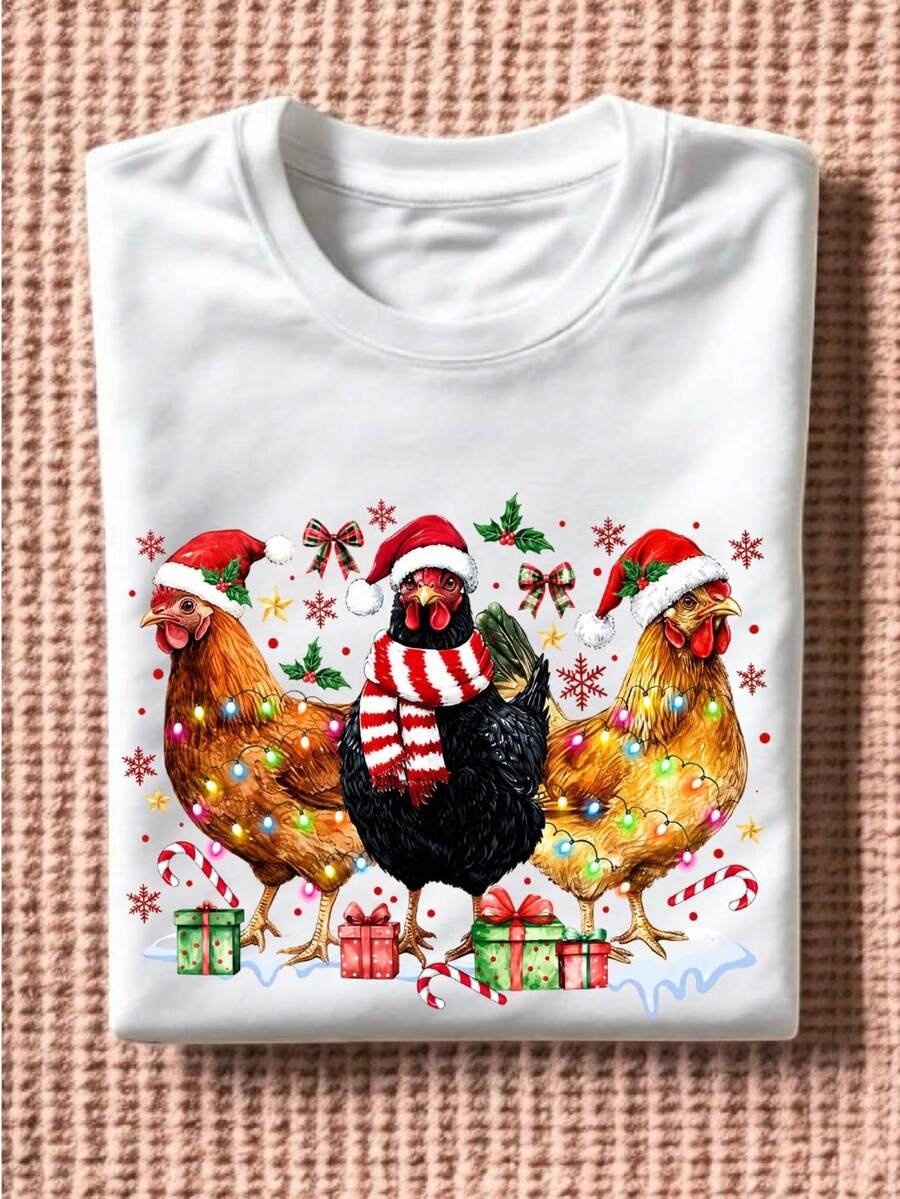 Christmas Chicken T-Shirt