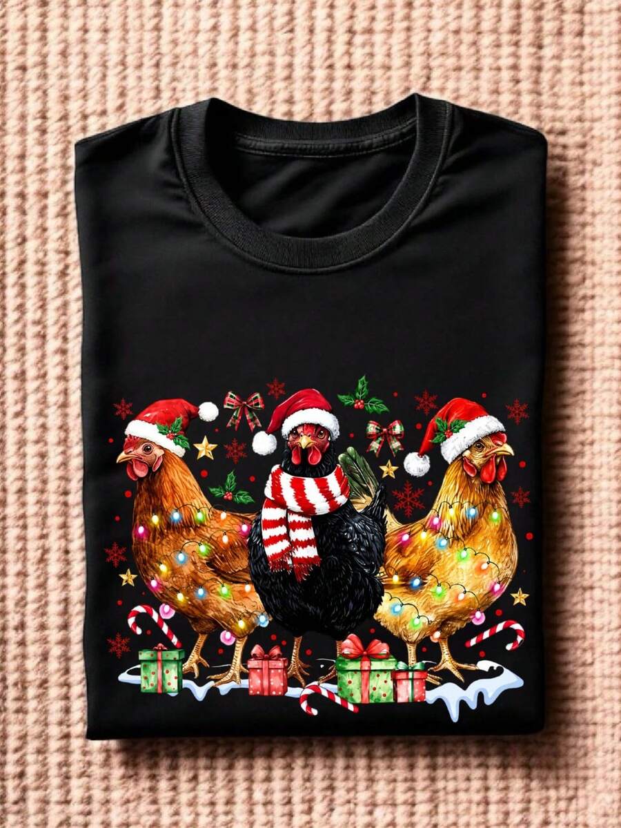 Christmas Chicken T-Shirt