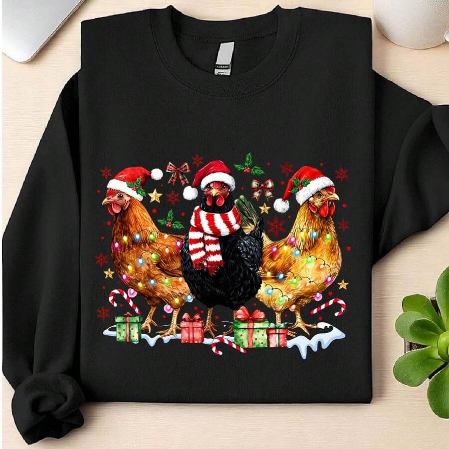 Christmas Chicken Sweatshirt