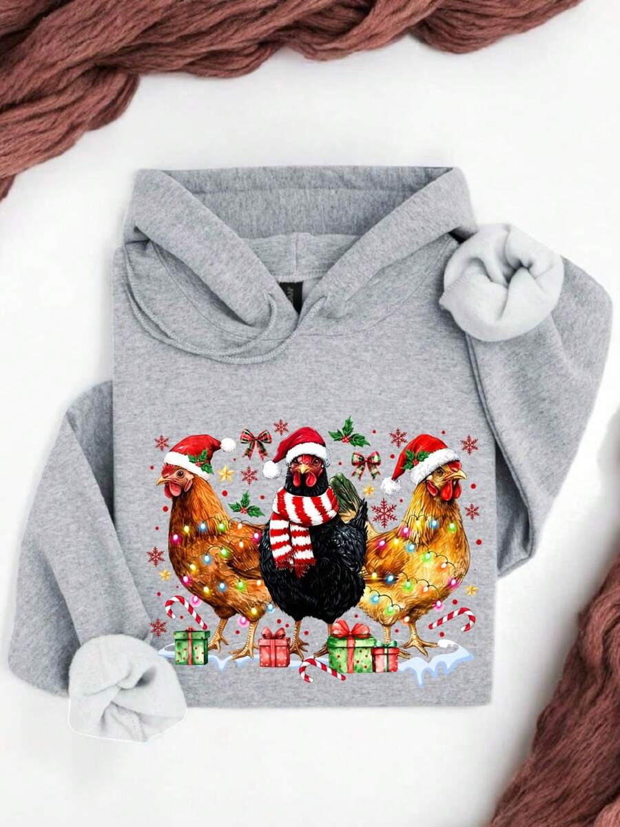 Christmas Chicken Hoodie