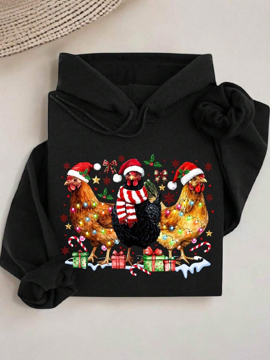 Christmas Chicken Hoodie