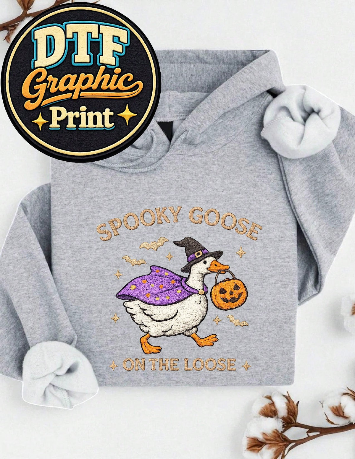 Spooky Goose (DTF Graphic Print) Hoodie