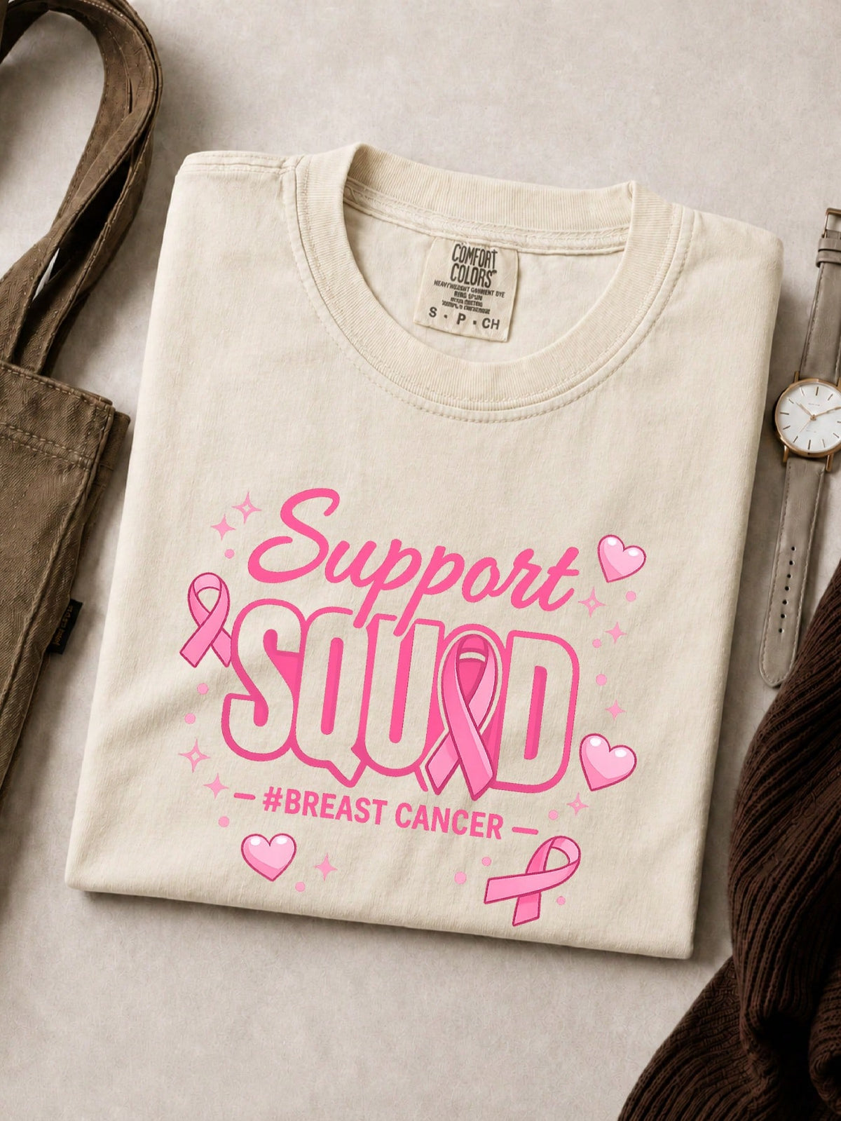 Support Squad Breast Cancer T-Shirt