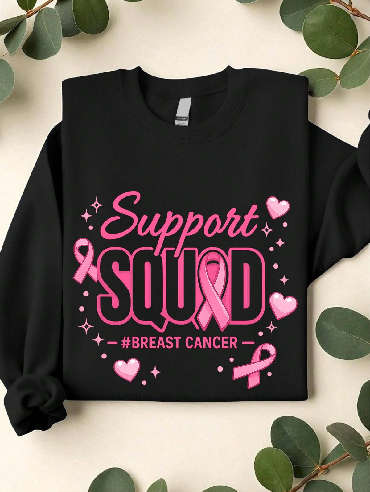 Support Squad Breast Cancer Sweatshirt
