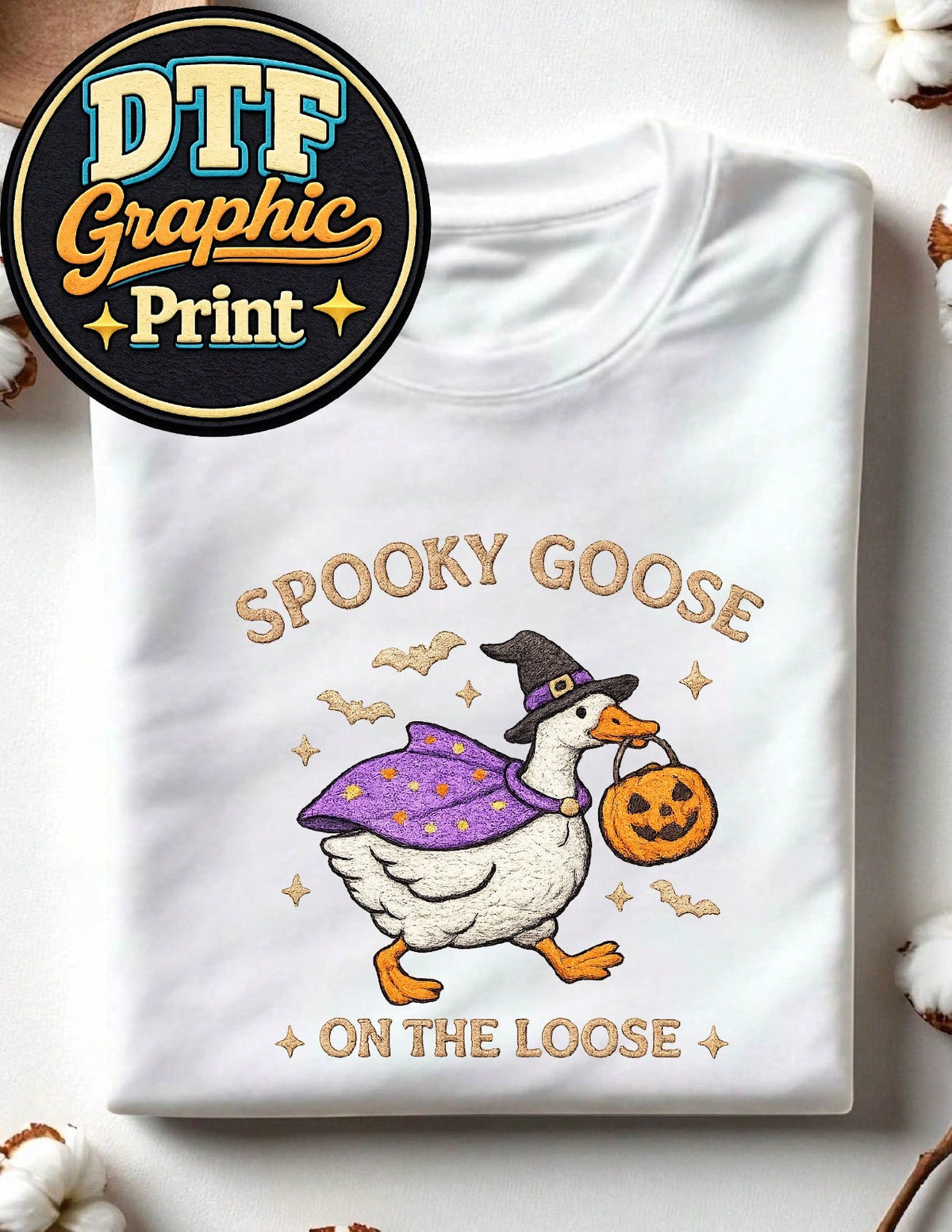 Spooky Goose (DTF Graphic Print) T-Shirt