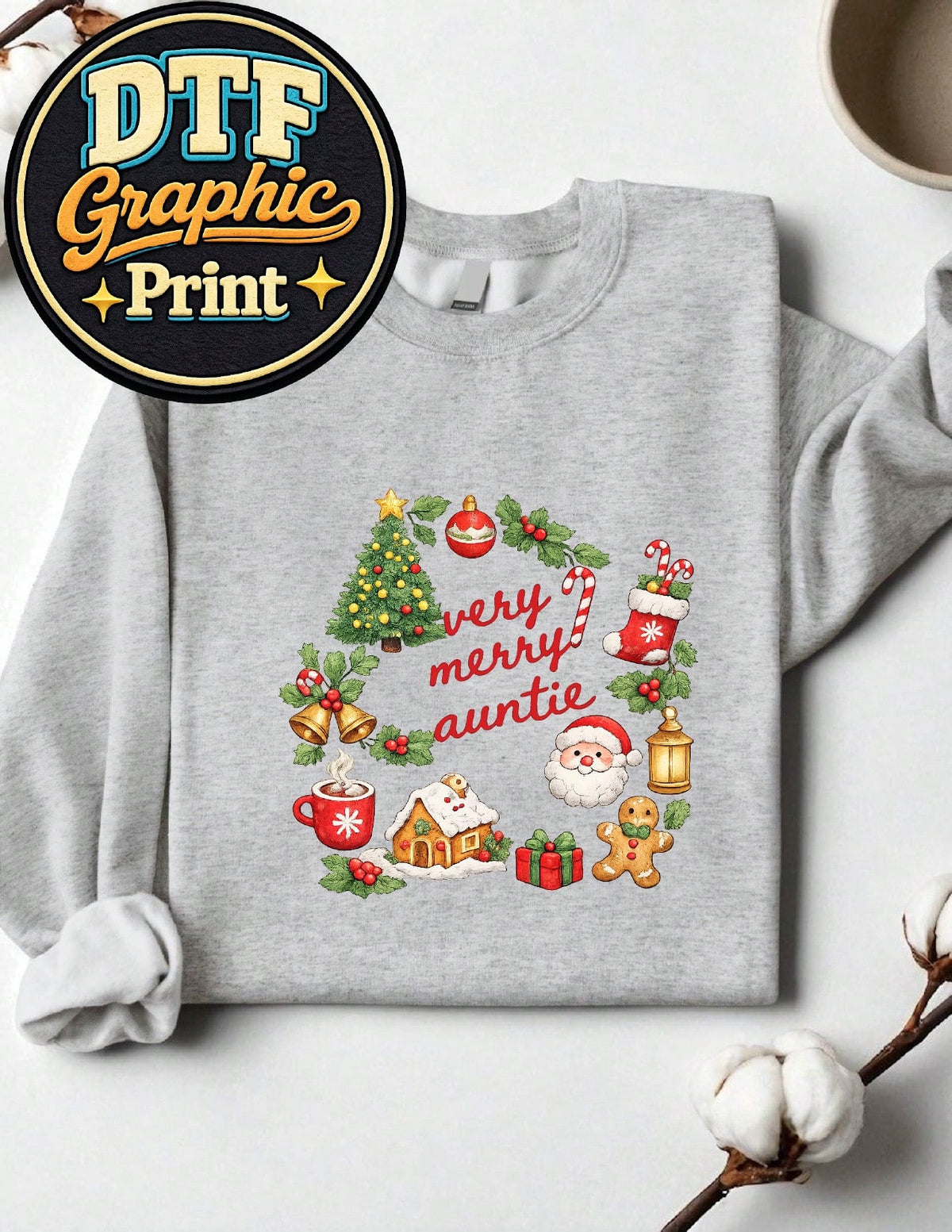 Very Merry Auntie Sweatshirt