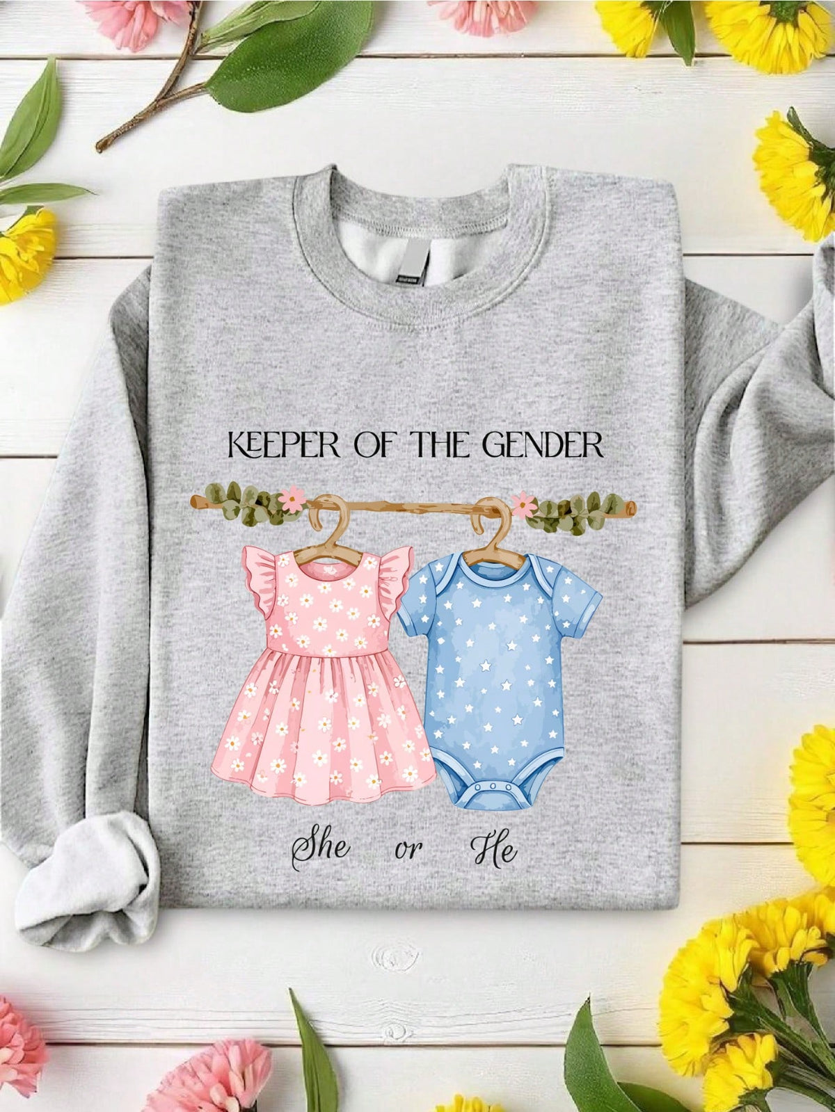 Retro Keeper Of The Gender Sweatshirt