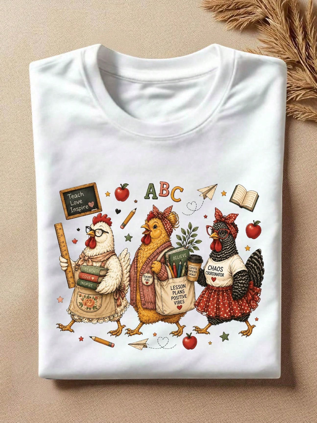 Teacher Chickens T-Shirt