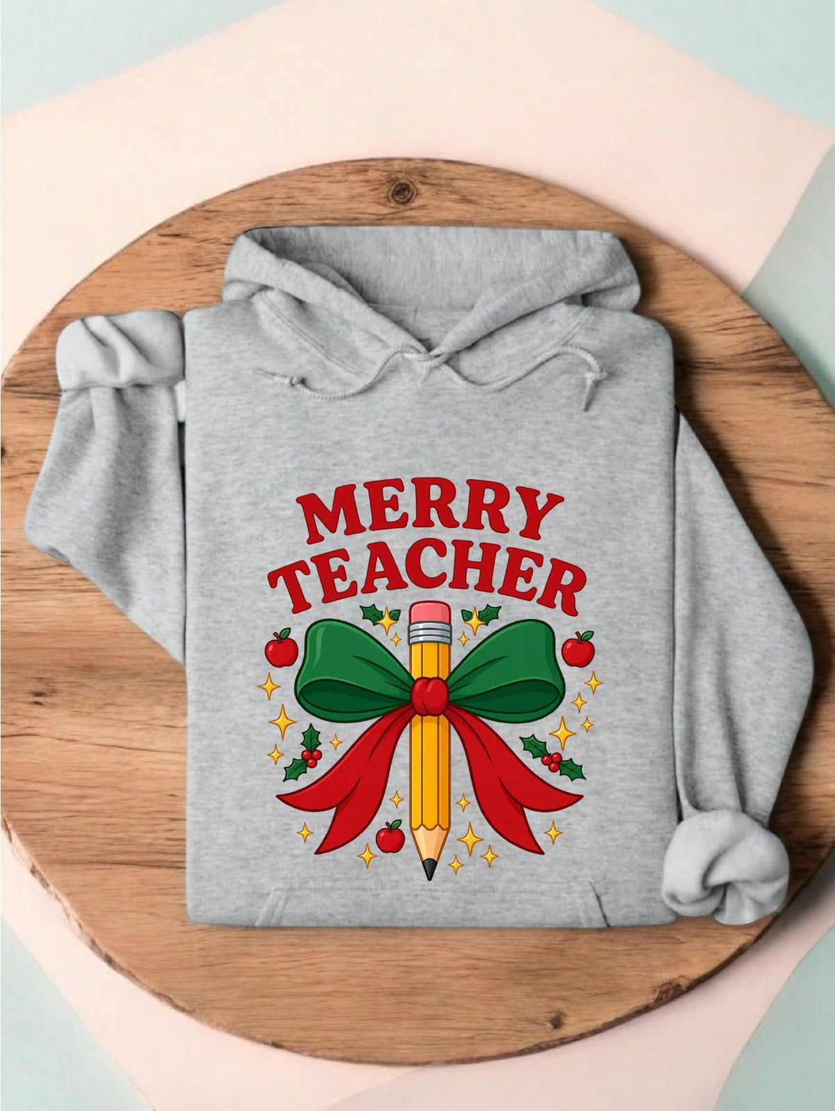 Merry Teacher Hoodie
