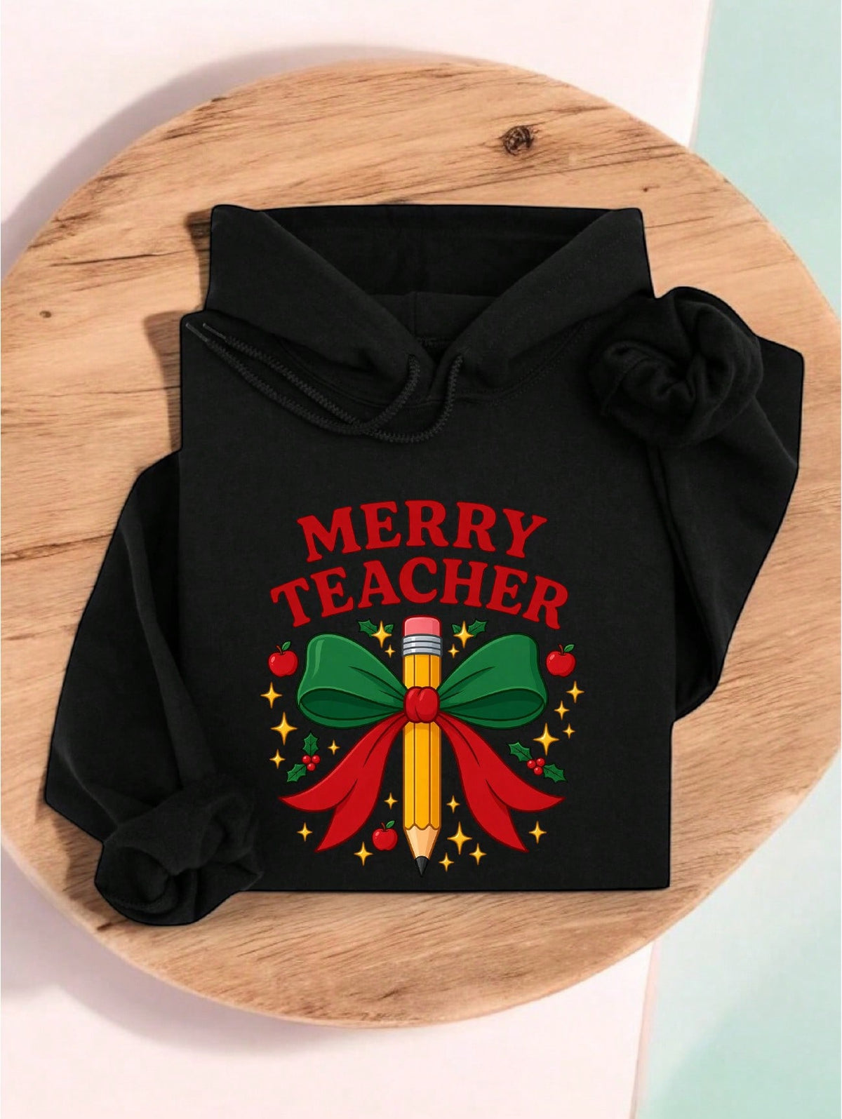 Merry Teacher Hoodie