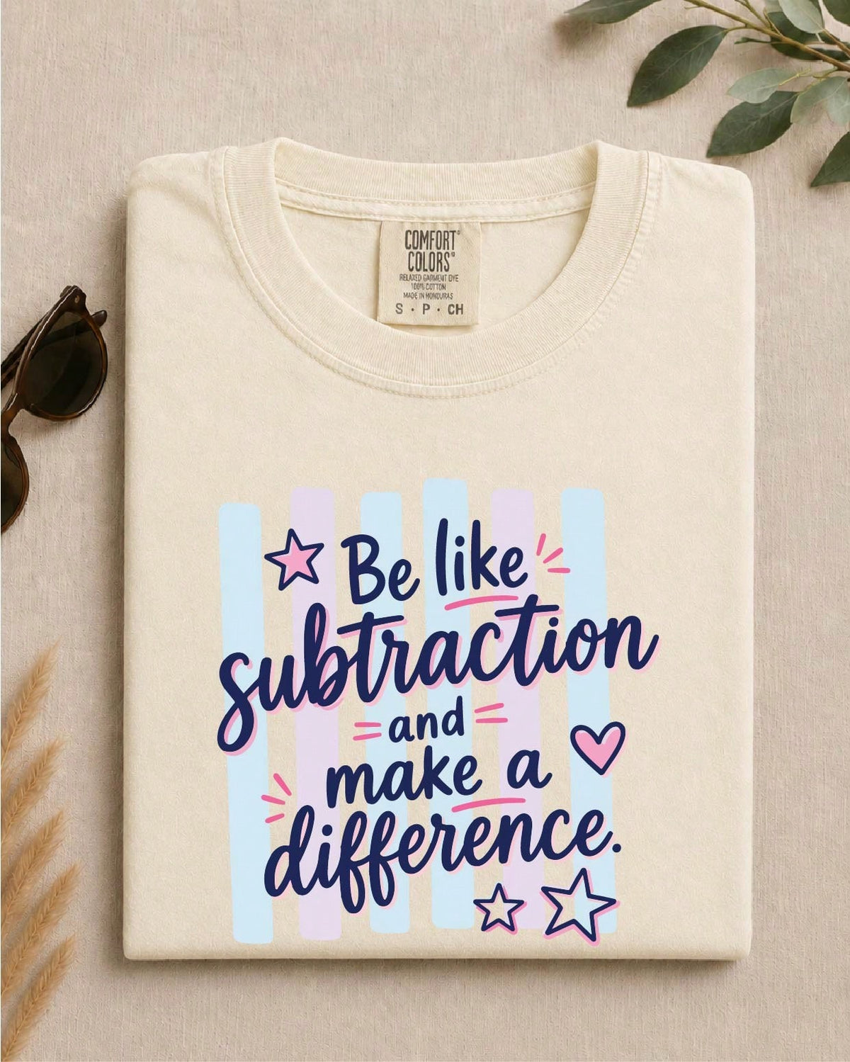 Stripe Math Teacher T-Shirt