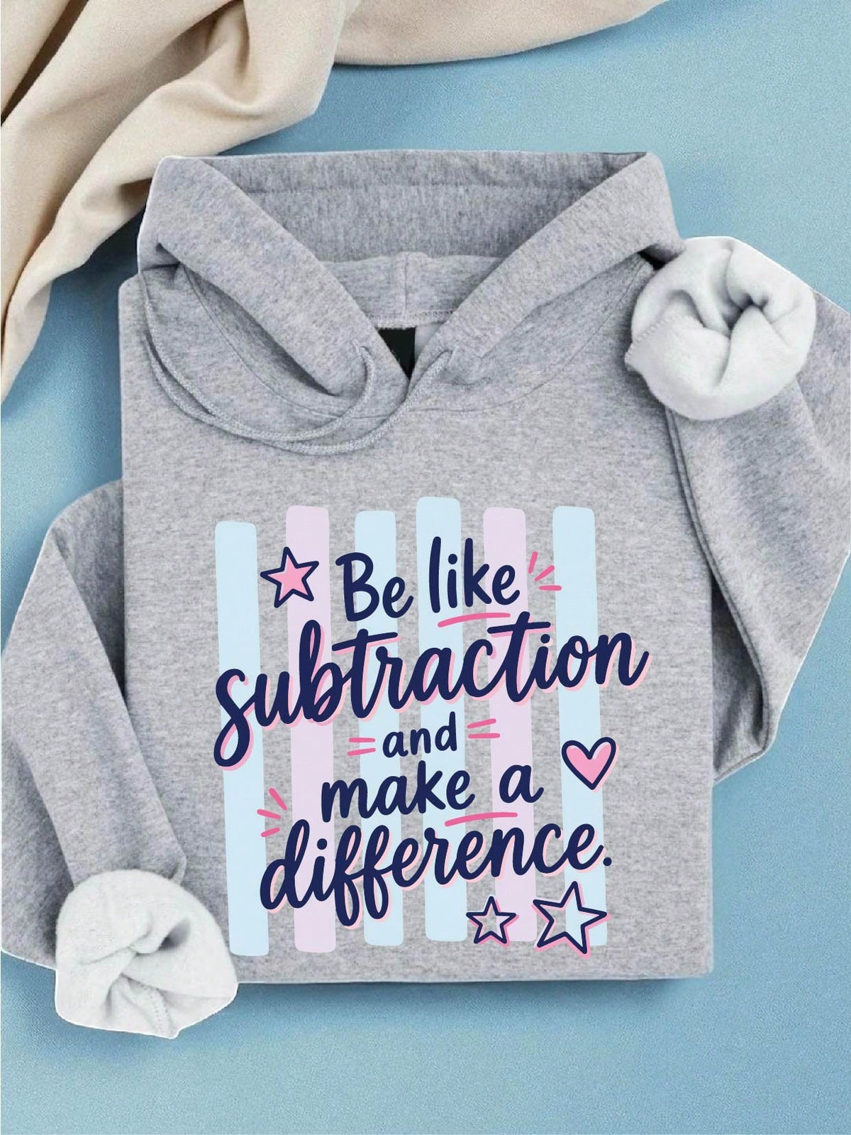 Stripe Math Teacher Hoodie