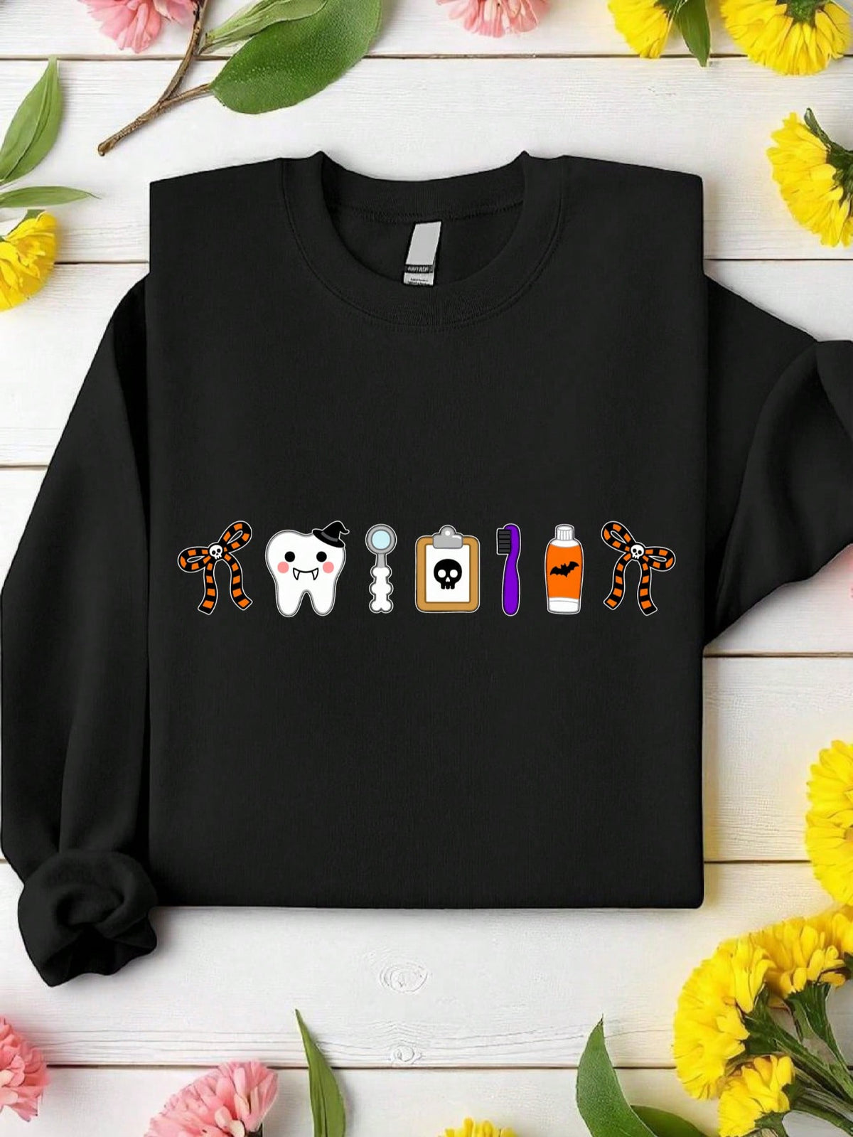 Retro Halloween Dentist Sweatshirt