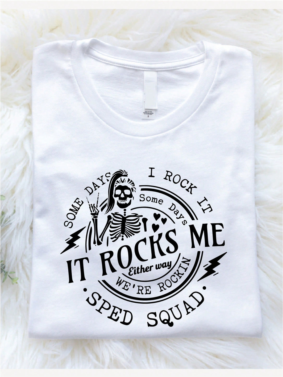Retro It Rocks Me SPED Crew T-Shirt