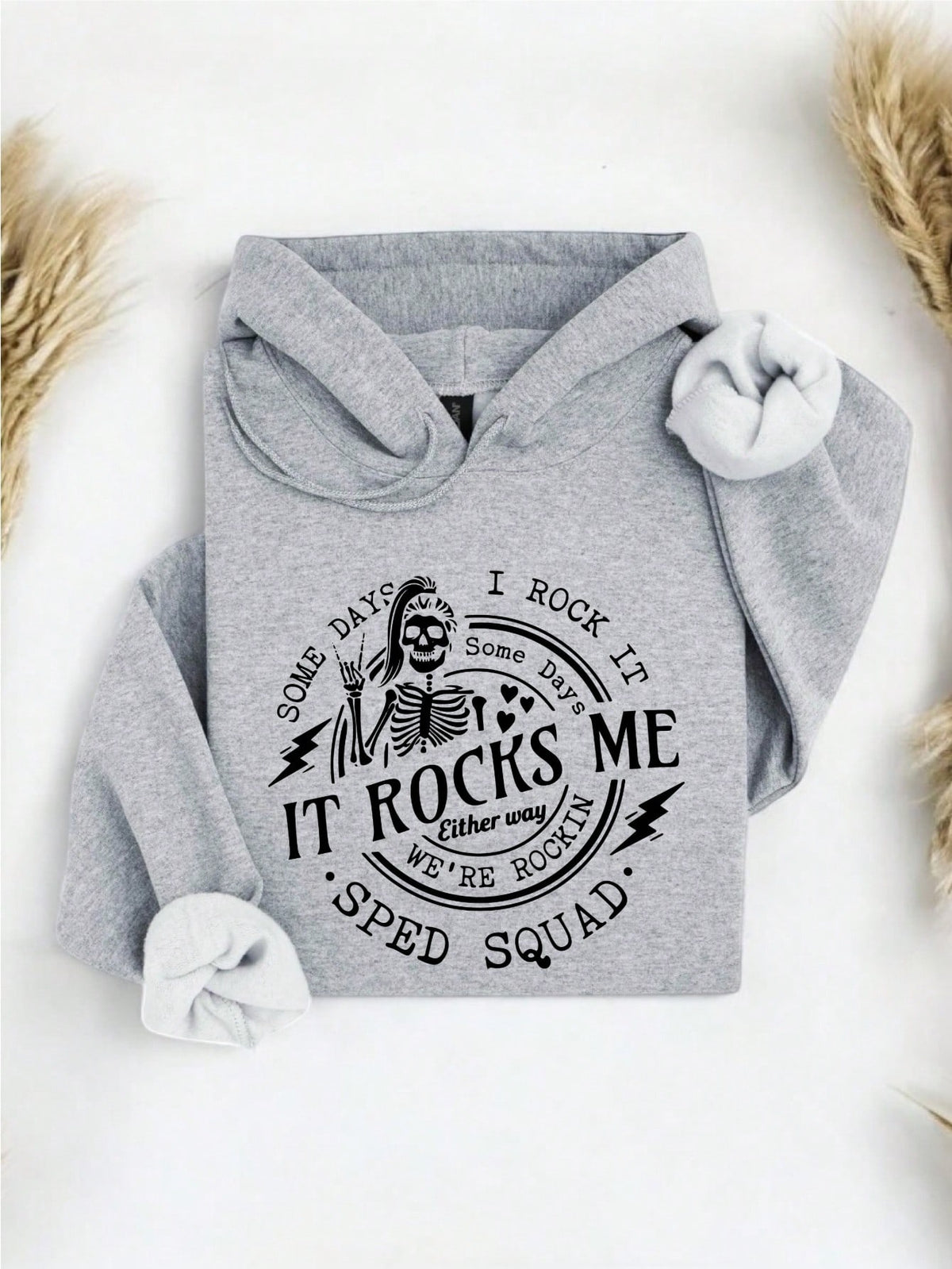 Retro It Rocks Me SPED Crew Hoodie