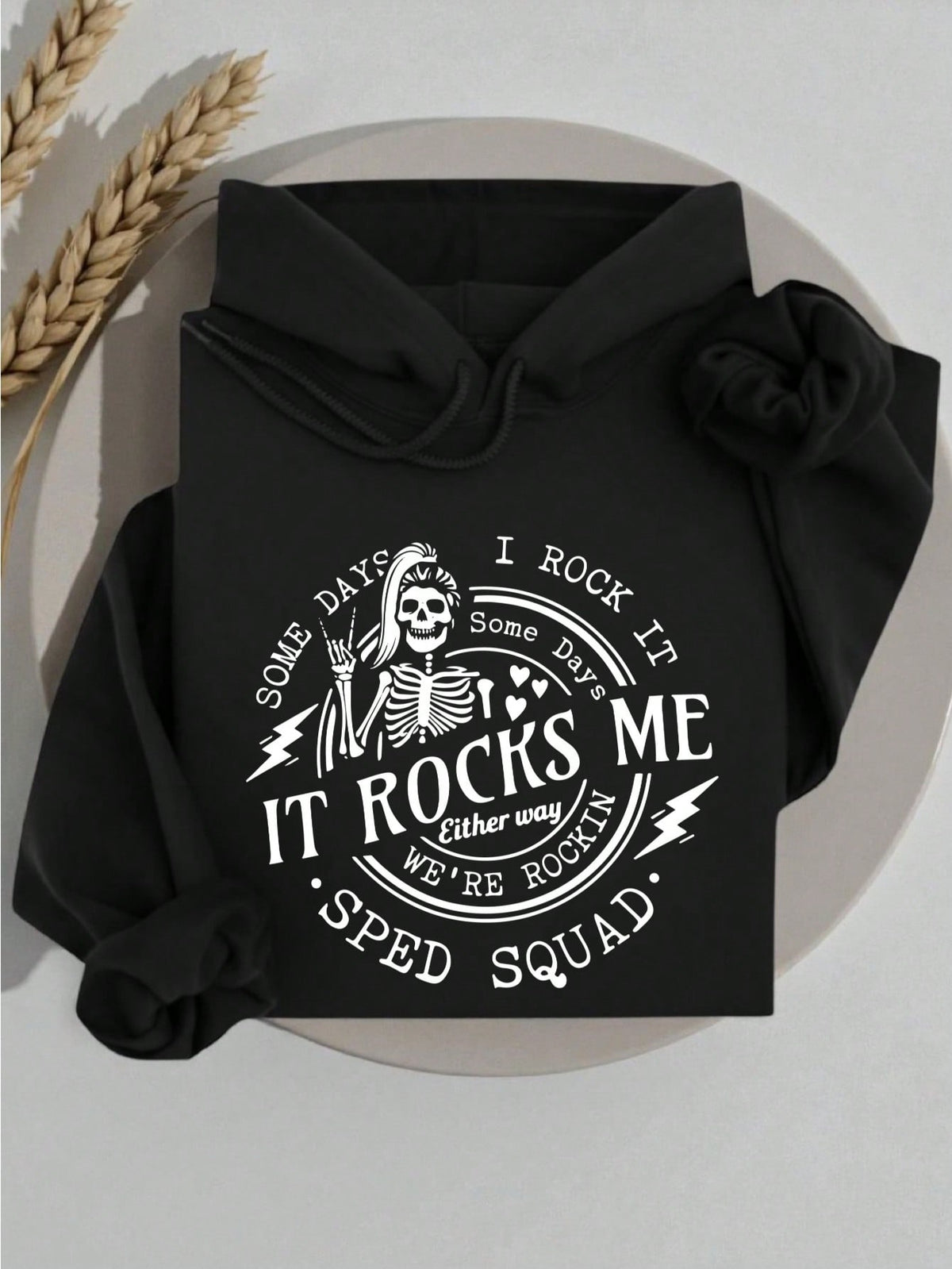 Retro It Rocks Me SPED Crew Hoodie