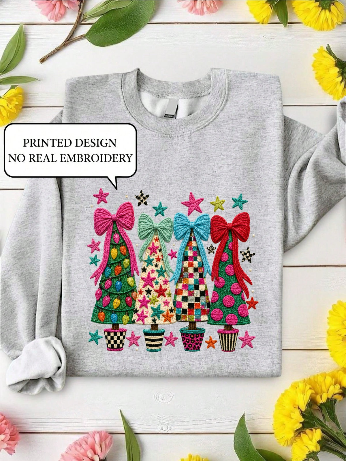 Coquette Christmas Tree (DTF Graphic Print) Sweatshirt